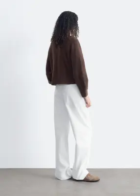 Pull en maille - Marron foncé — photo 5