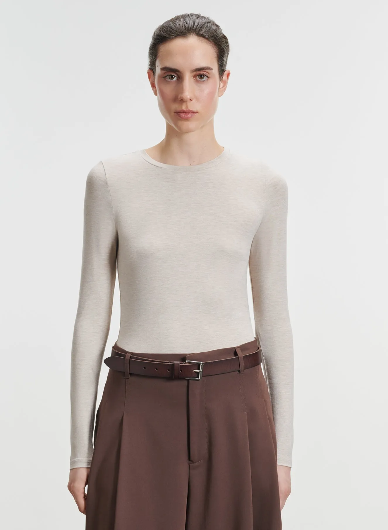 T-shirt en viscose et élasthanne