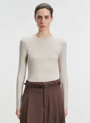 T-shirt en viscose et élasthanne