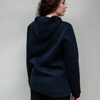 Sweat à capuche Henriette bleu marine — photo 2