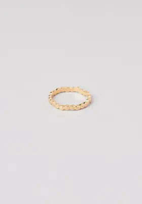 BAGUE REINE DIAMANTS - Or jaune 18 carats — photo 3
