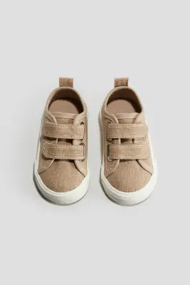 Sneakers en coton - Beige — photo 1