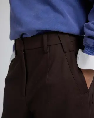 Pantalon Tristan chocolat — photo 2