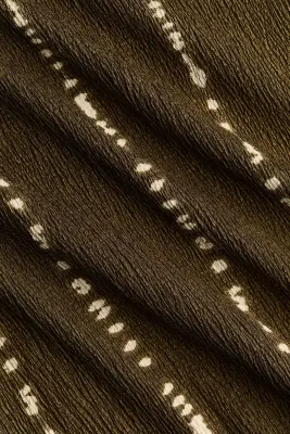 Pantalon ballon froissé - Vert kaki foncé/batik — photo 4