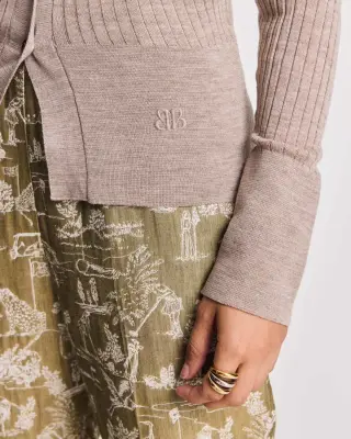 Cardigan Ombeline beige — photo 5