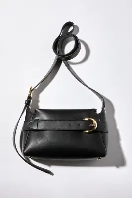 Sac crossbody avec bride - Noir — photo 3