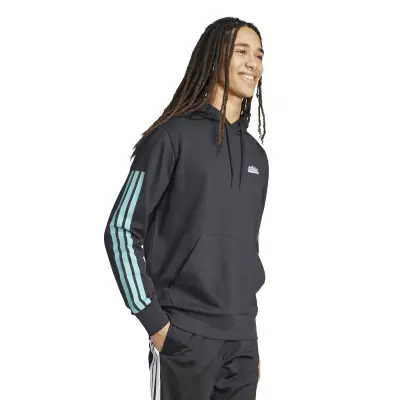 ADIDAS SWEAT CAPUCHE Noir — photo 5