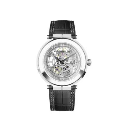 Herbelin Newport Slim Mechanical Skeleton 1222SQ75 — photo 1