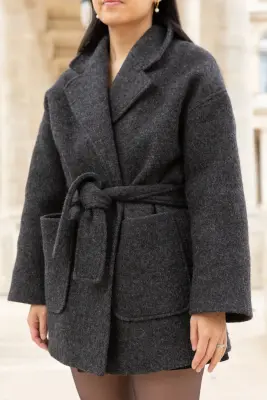 Manteau Yoko - anthracite — photo 4