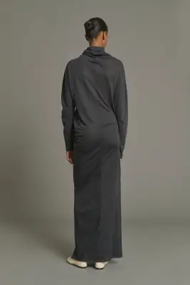 ROBE LOLA GRIS ANTHRACITE — photo 3