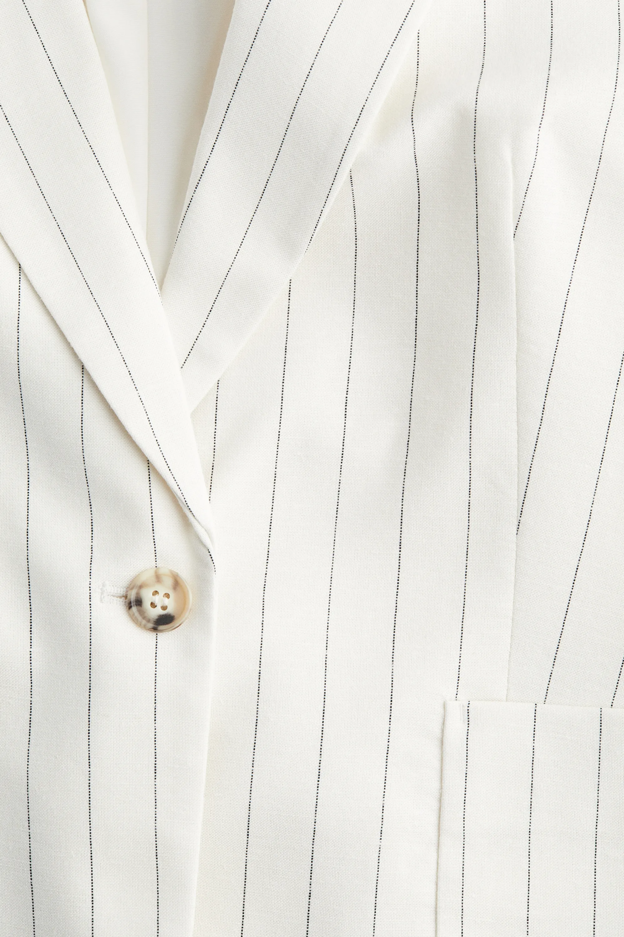 Blazer ajusté - Crème/rayures tennis