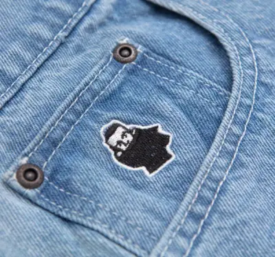 Short NNSNS Bigfoot Denim – Superlight Blue — photo 4