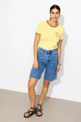 T-shirt motif ananas Femme — photo 3