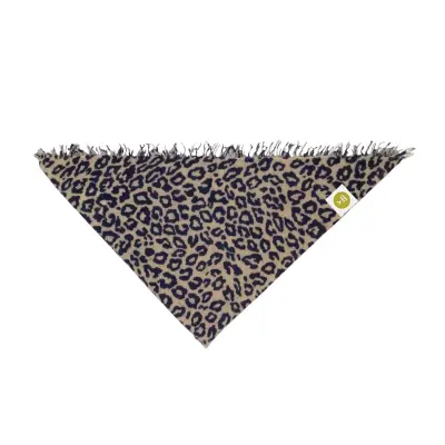 Bandana Leo latte / dark navy - V VON GOAT — photo 1