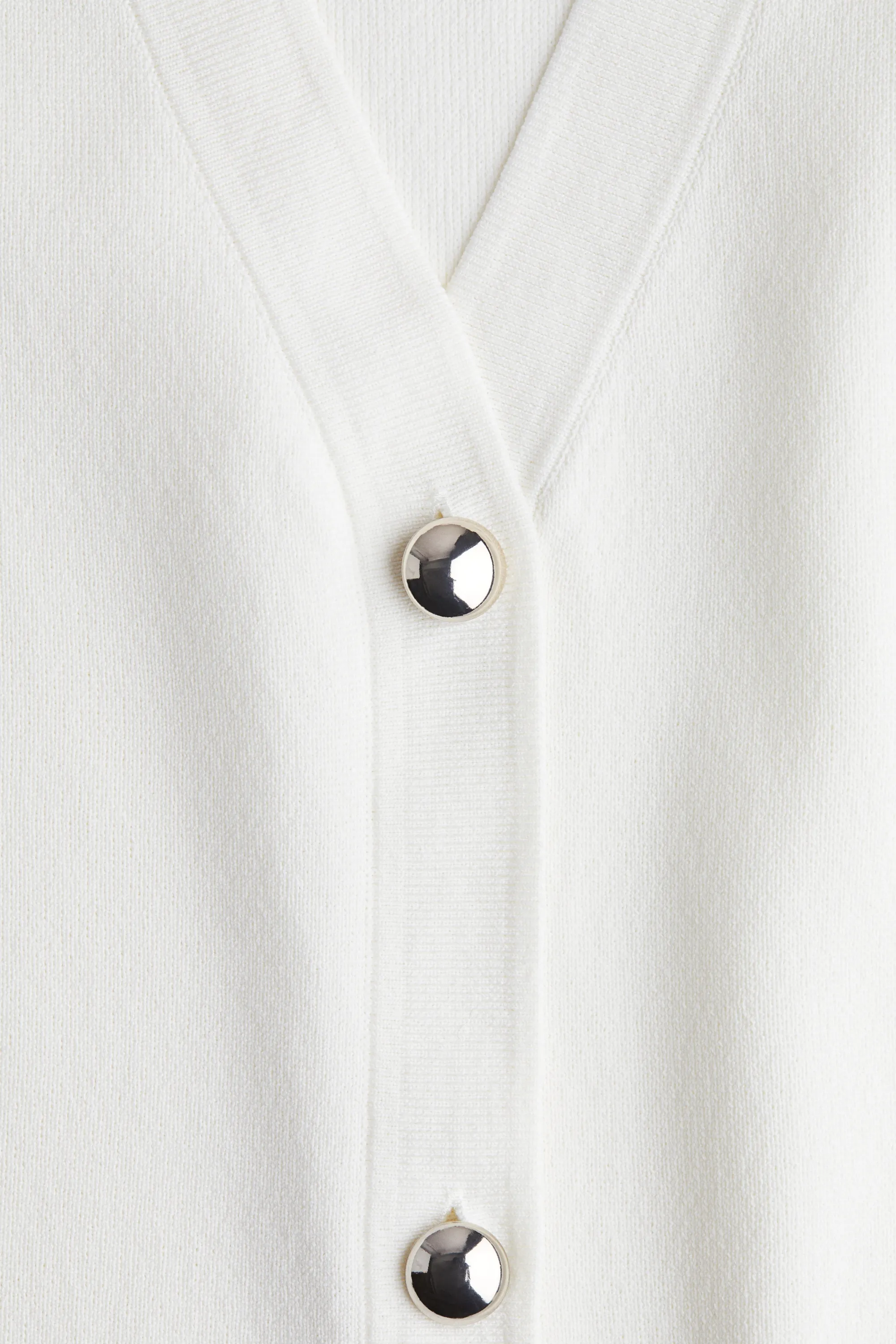 Gilet sans manches en maille fine - Blanc