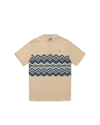 Ete Knit Polo Beige — photo 1