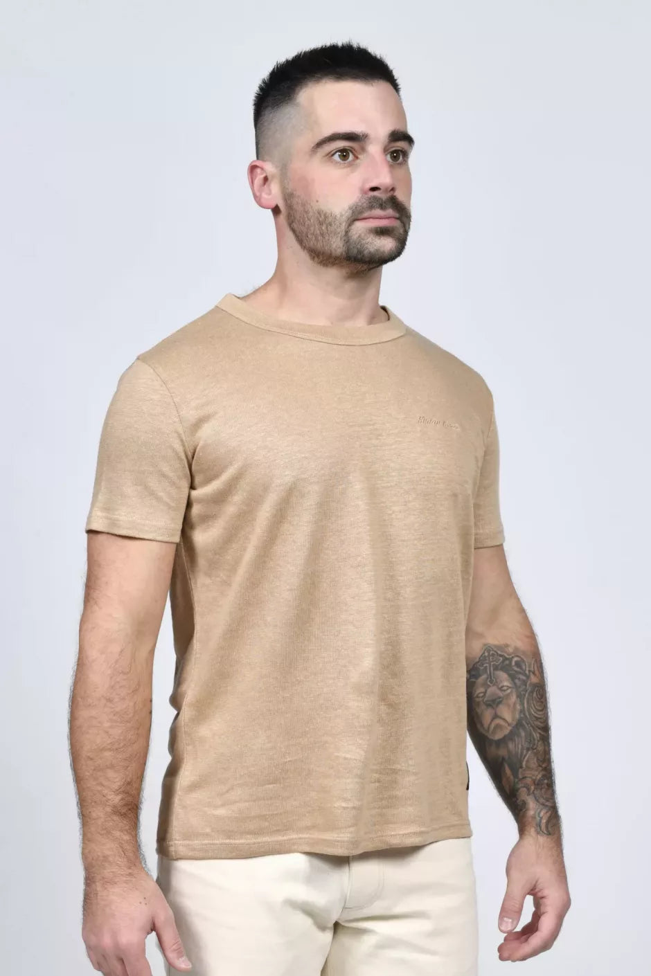 T-shirt Mixte Lin Kiplay x Splice - Camel