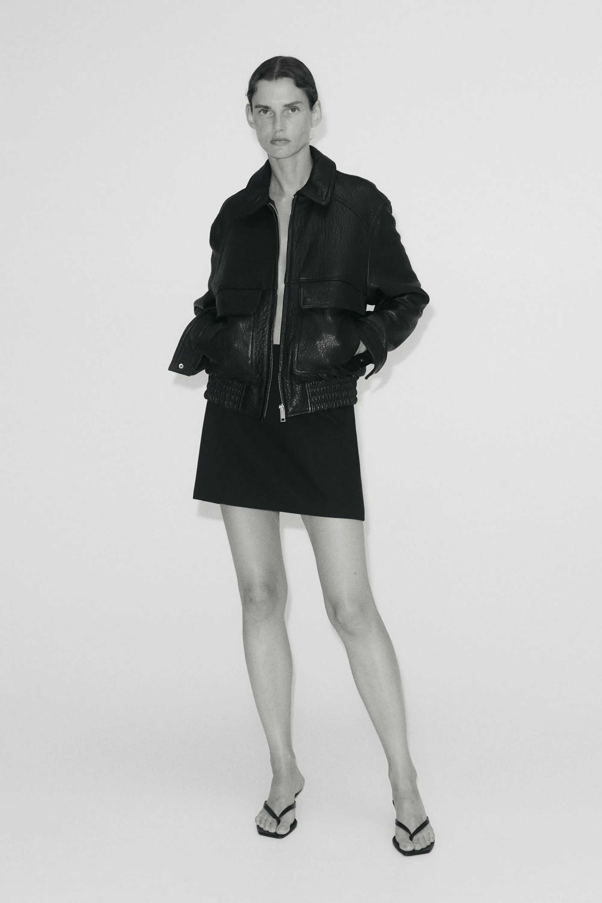 Jupe taille haute - Noir