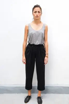 Pantalon Jaffa noir – Mamamushi Studio — photo 3