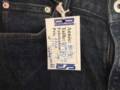 Jean brut Selvedge Vintage — photo 2