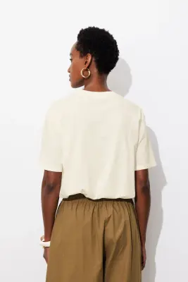 T-shirt brodé Femme — photo 4