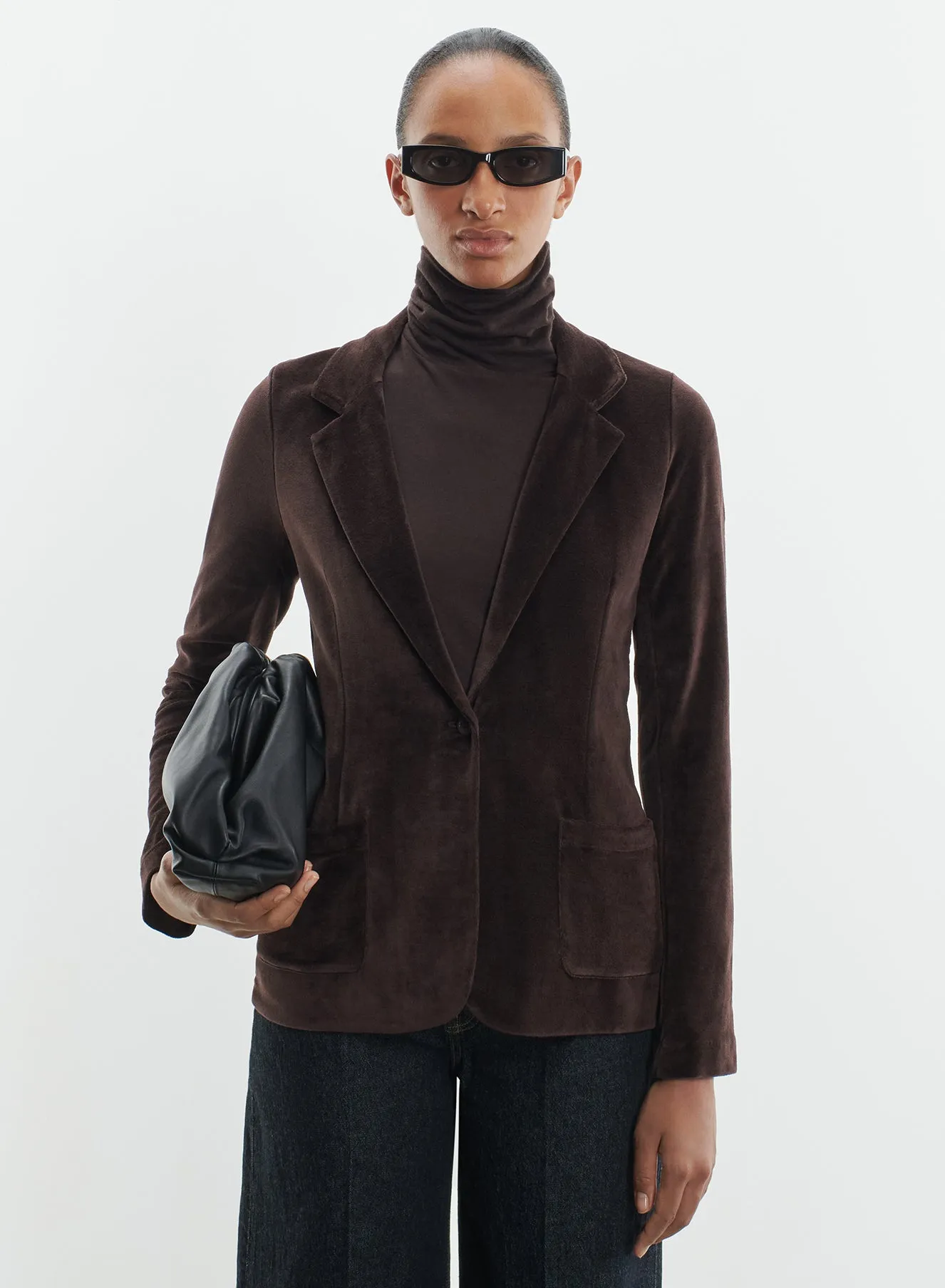 Veste en coton, modal et élasthanne