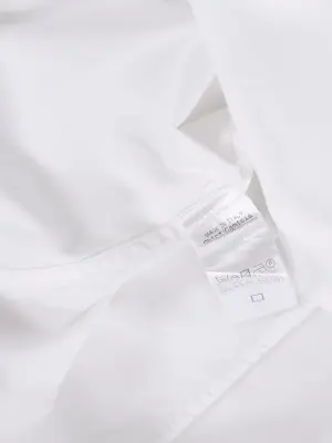 Chemise manches longues en coton blanc Prix boutique 550€ Taille M — photo 5