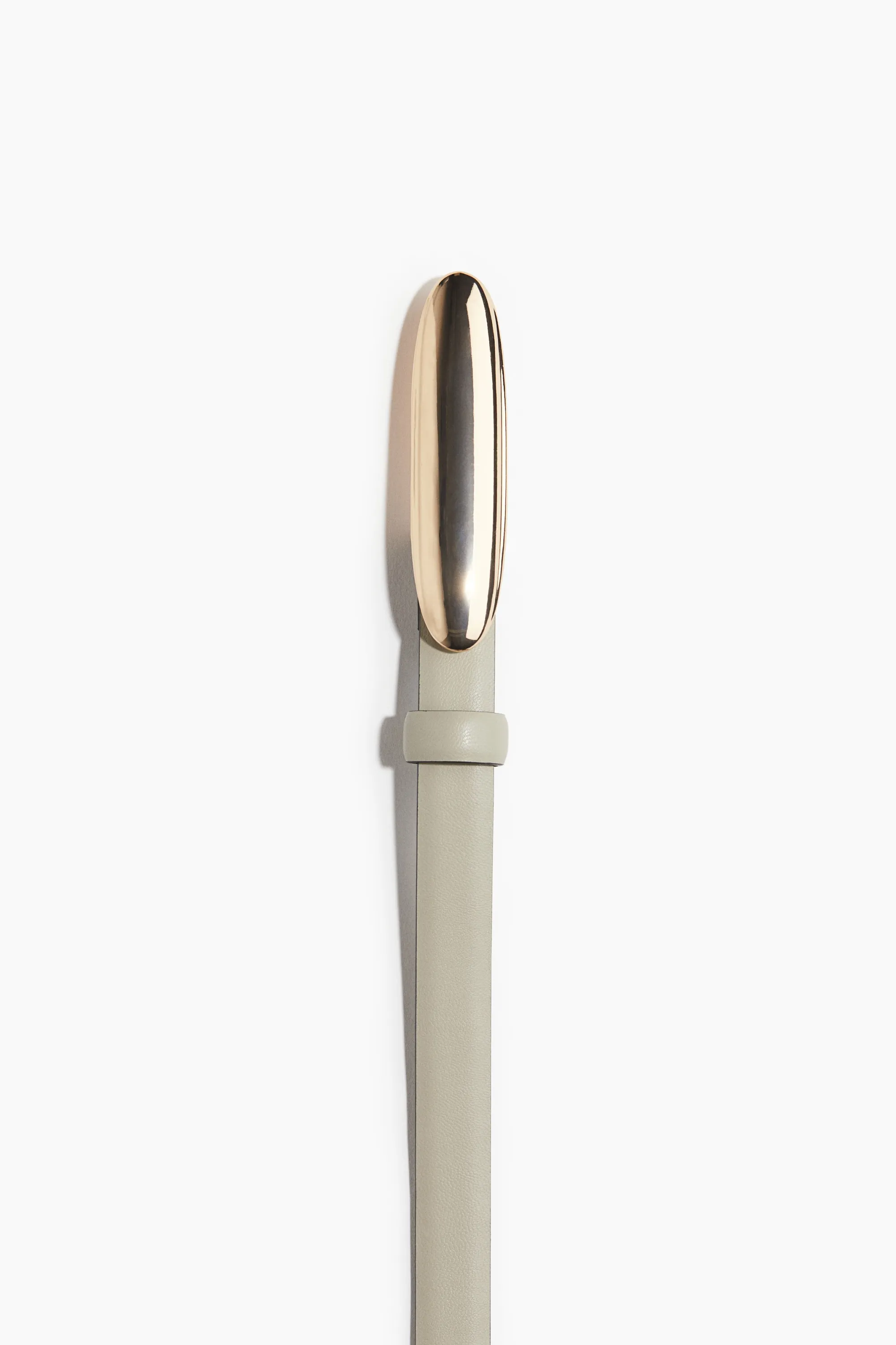 Ceinture fine - Beige clair