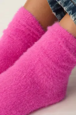 Chaussettes Pierette Rose Fluo — photo 3