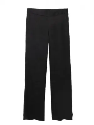 Pantalon droit fluide en lin noir Prix boutique 350€ Taille 42 — photo 1