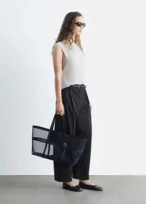 Pantalon court barrel - Noir — photo 4