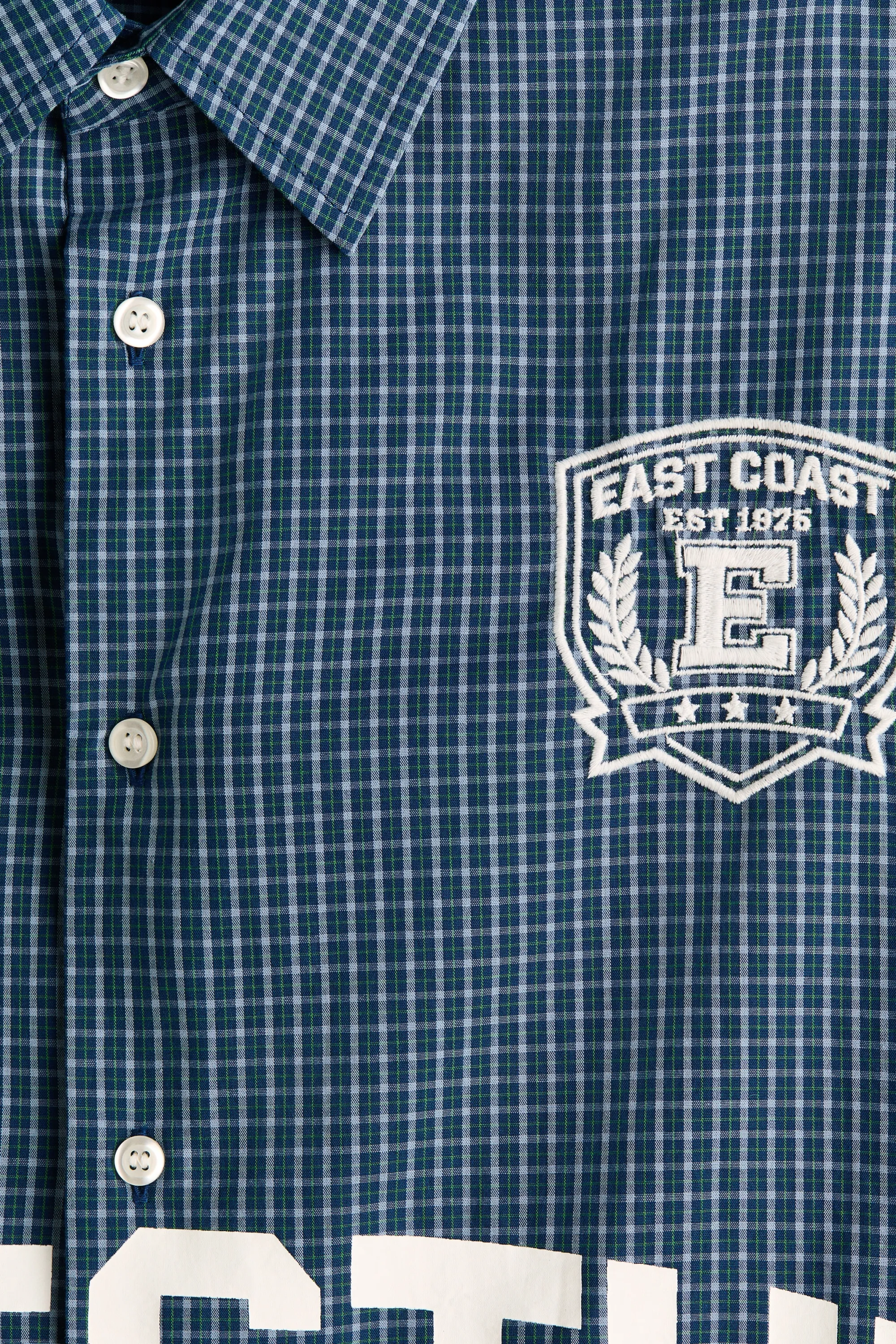 Chemise Relaxed Fit en coton avec motif - Bleu/Globestudio
