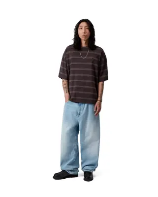 Brandon Pant Blue Heavy Worn Bleached — photo 4