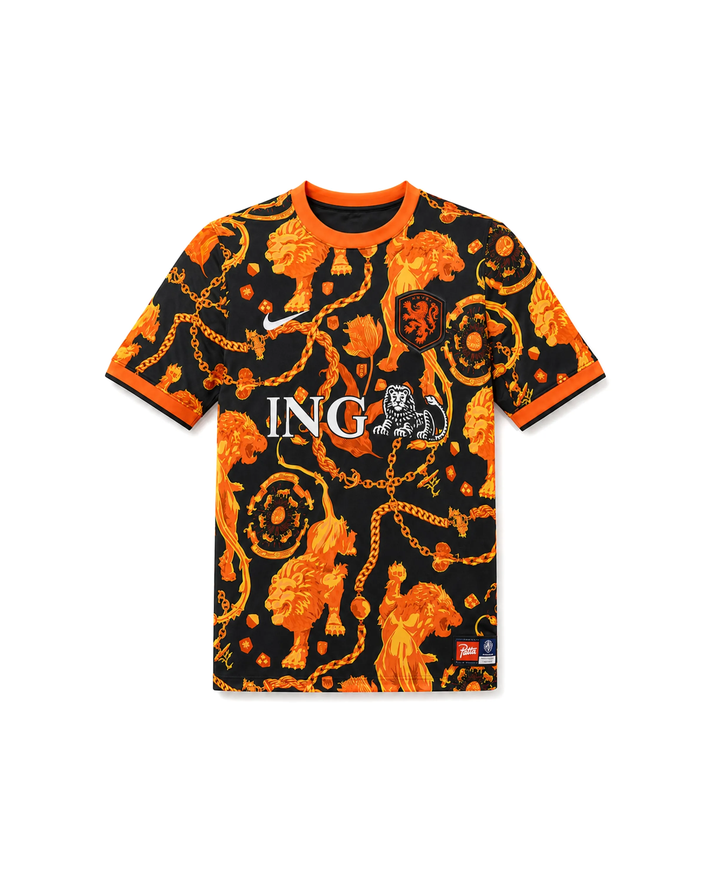 x Patta Netherlands Academy Pro Pre-Match Top Black
