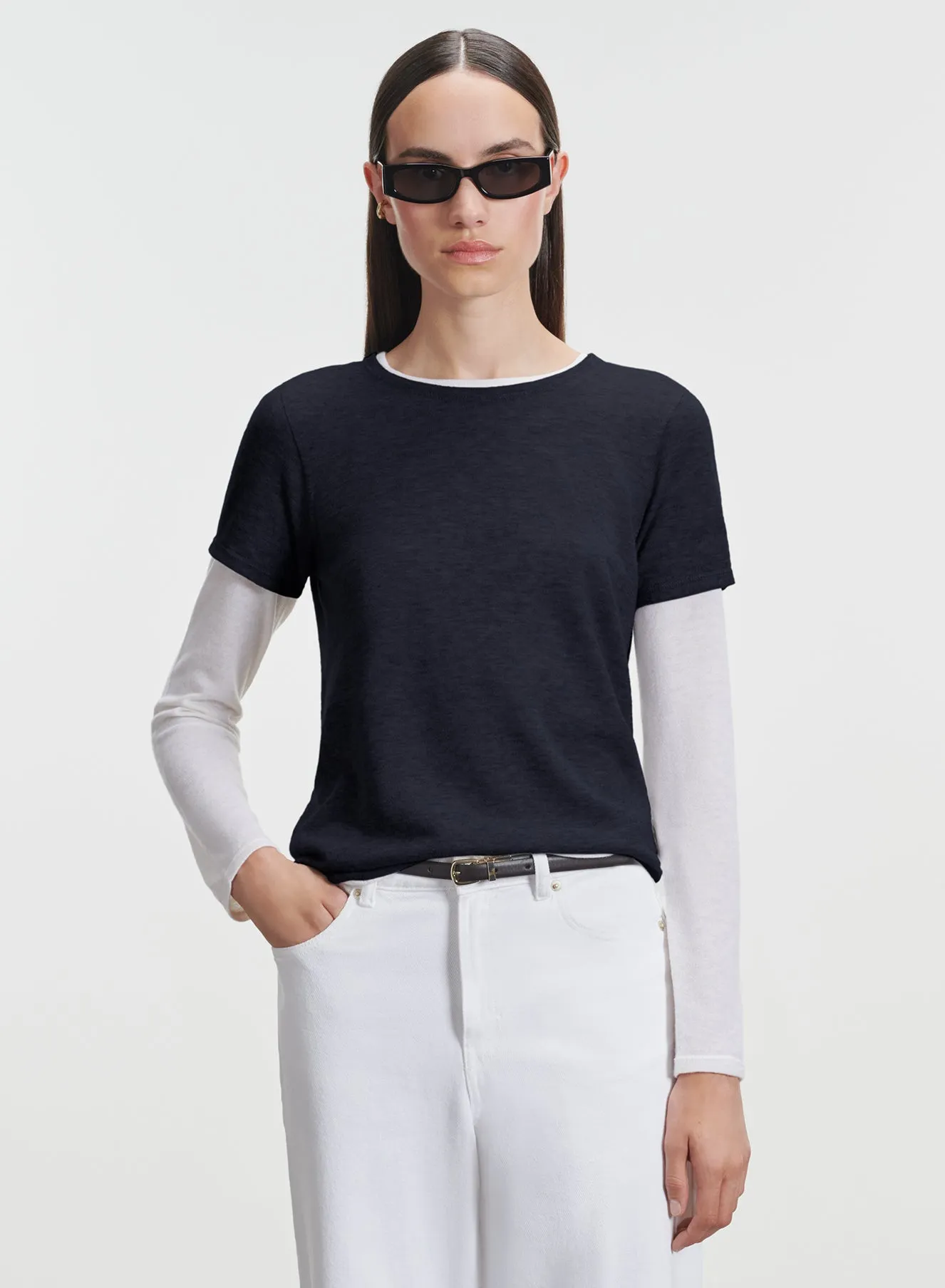 T-shirt en cachemire