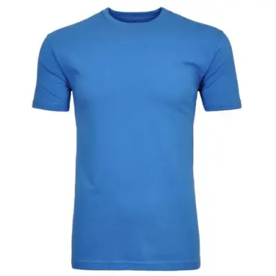 RAGMAN TEE SHIRT COL ROND GRANDE LONGUEUR Bleu — photo 1