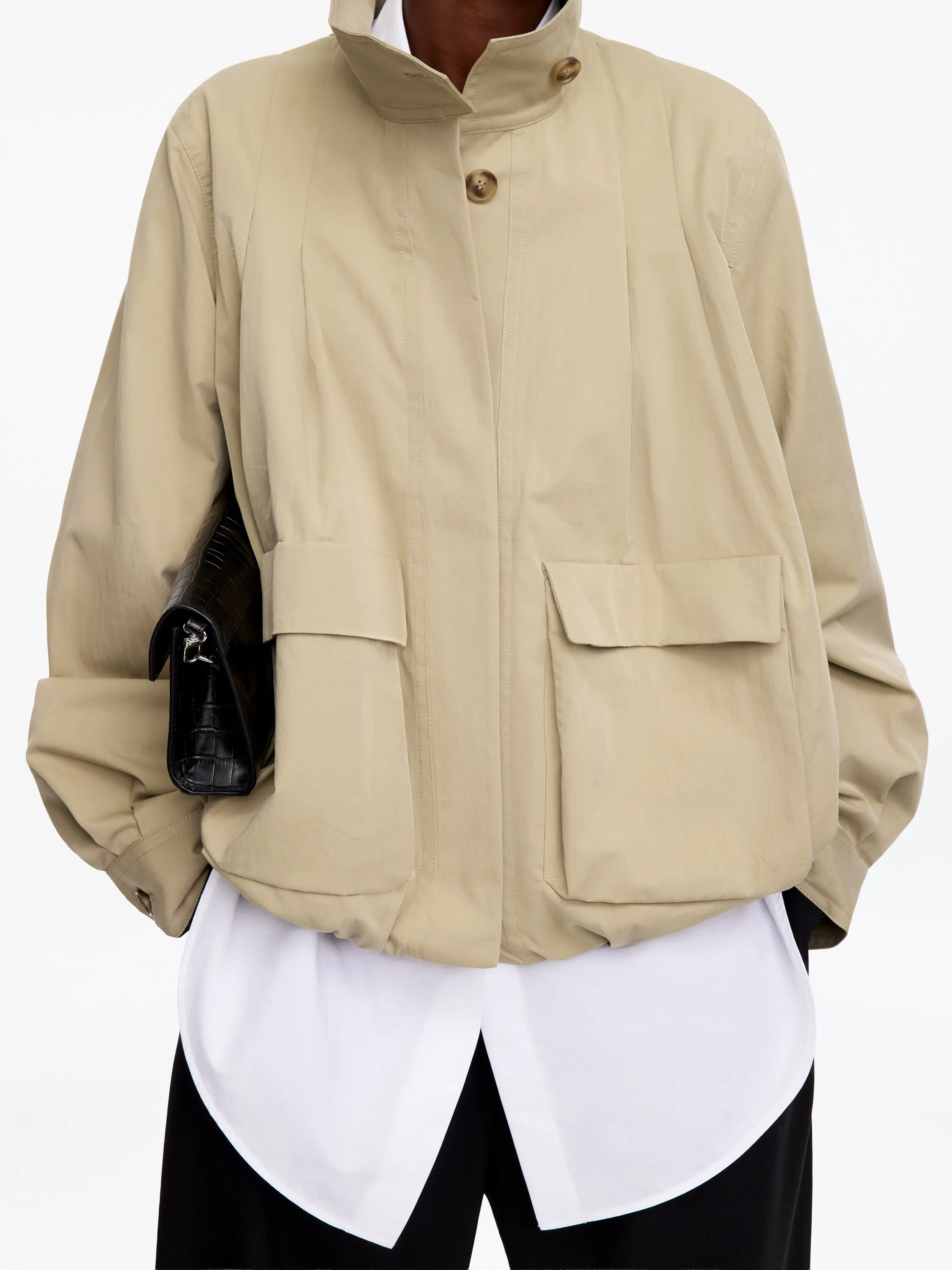 Veste-blouson - Beige