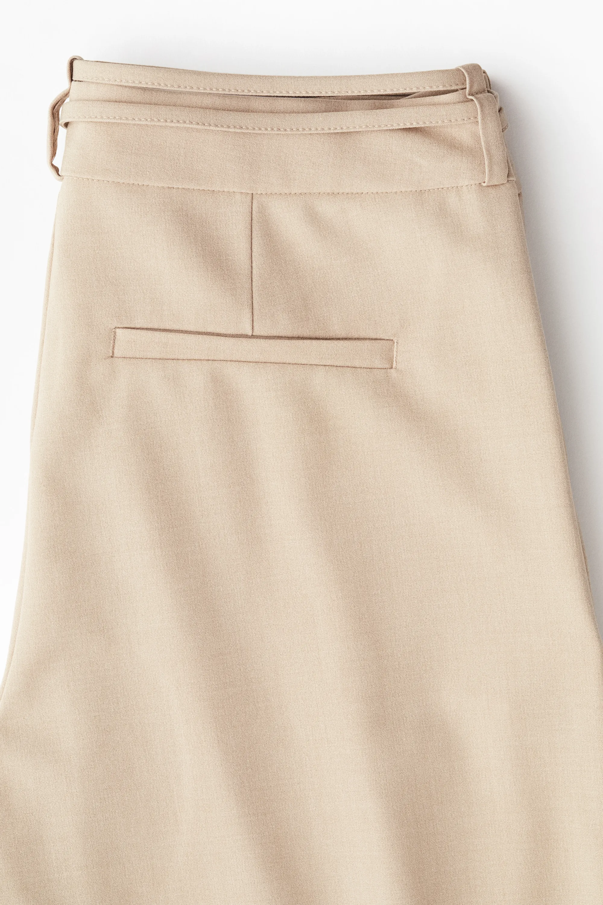 Pantalon chic avec ceinture - Beige