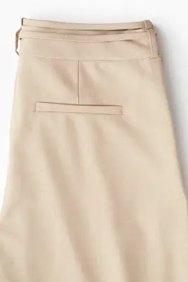 Pantalon chic avec ceinture - Beige — photo 1