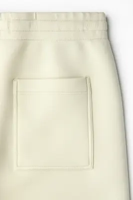 Short Relaxed Fit en scuba - Vert ancien clair — photo 5