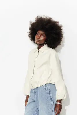 Veste courte boule Femme — photo 2