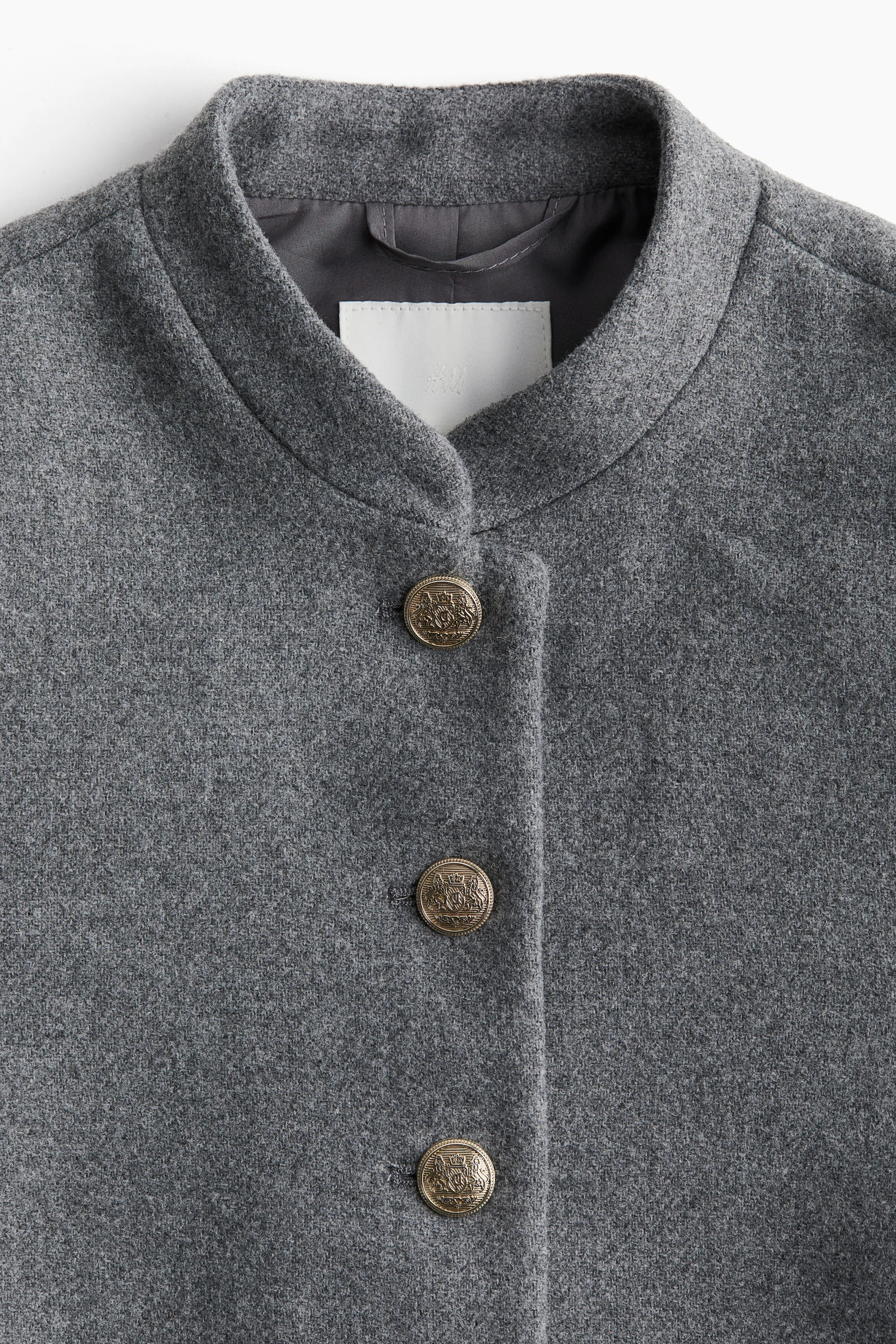 Veste à boutons - Gris