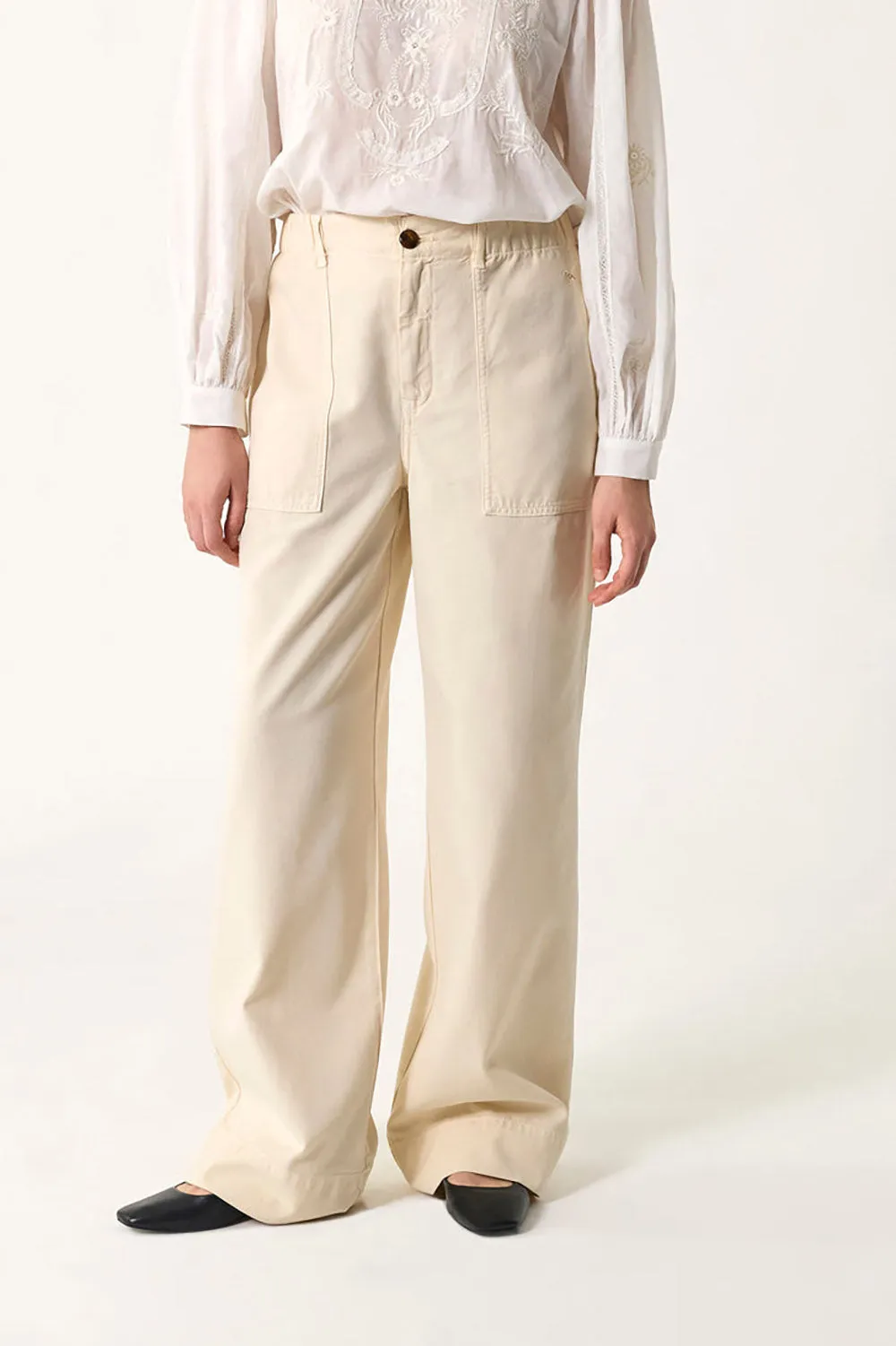 Pantalon Elaia Ecru