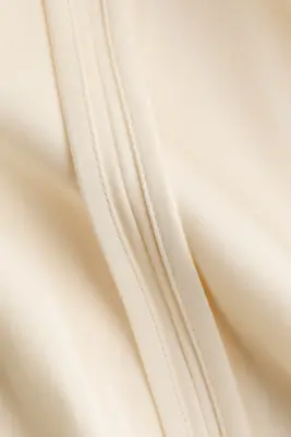 Robe en satin avec col montant - Beige clair — photo 5