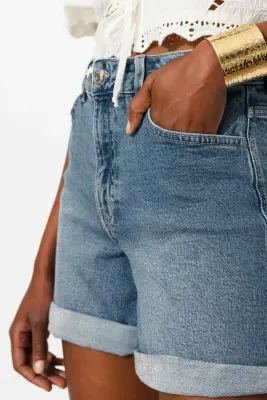 Short en toile Femme — photo 5