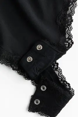 Body Seamless avec dentelle - Noir — photo 4