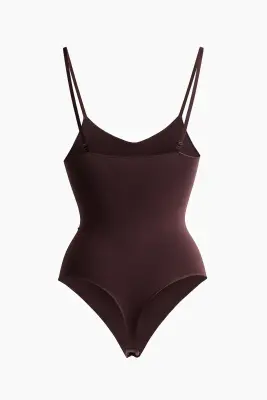 Seamless Light Shape Thong body - Marron foncé — photo 3