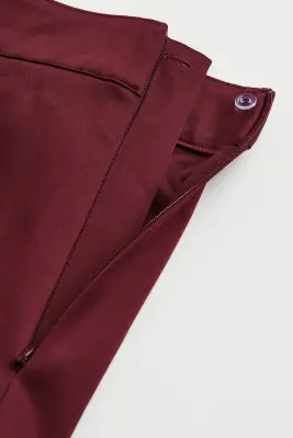 Jupe en satin - Bordeaux — photo 2