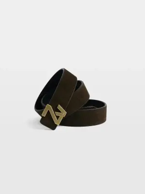 Ceinture ZV Initiale La Belt 30mm Suede — photo 2