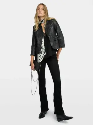 Blazer Verys Cuir Froissé — photo 3